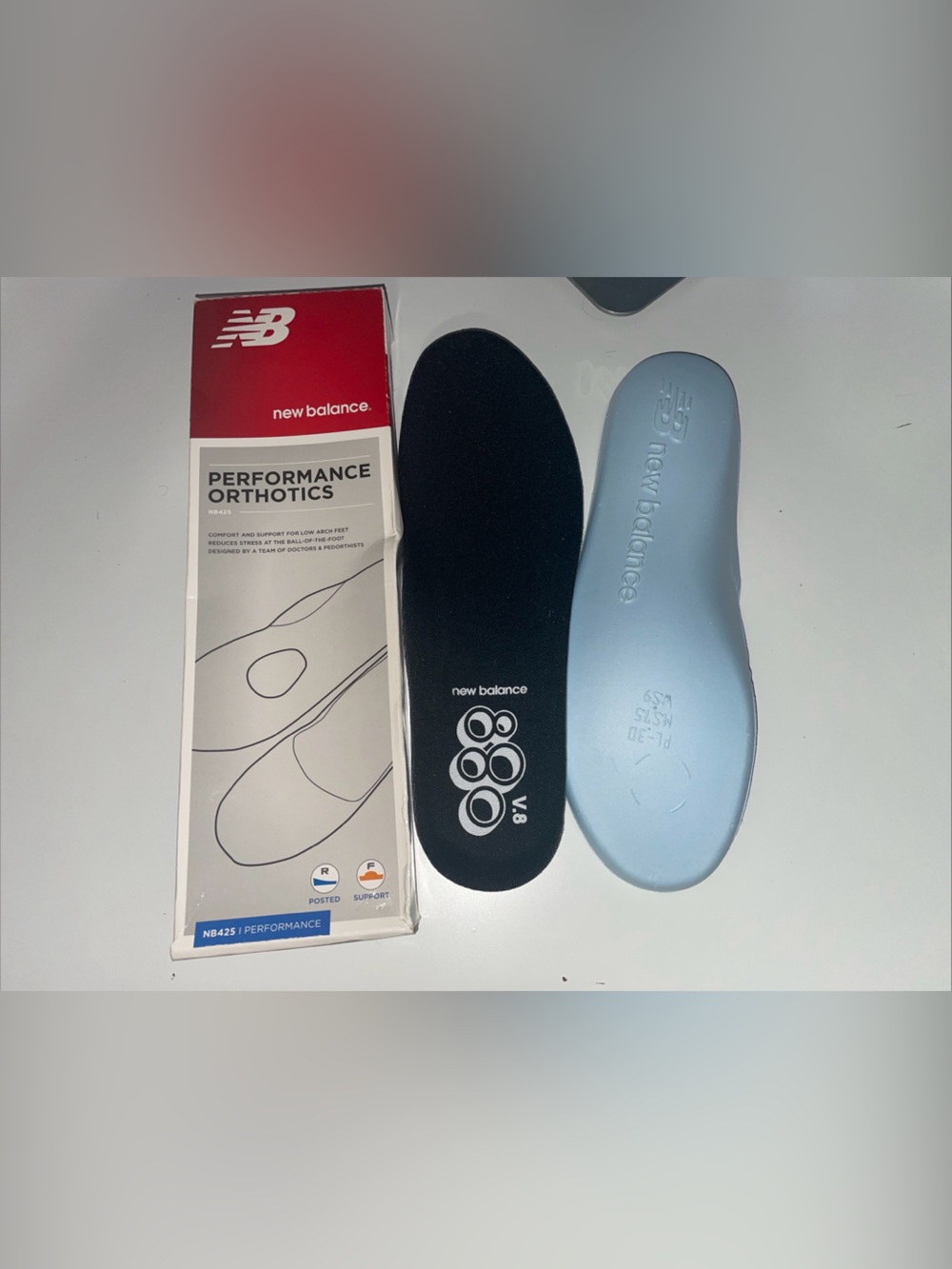 New Balance NB425 Performance Orthotics Inserts Insoles NEW Women's Size 10